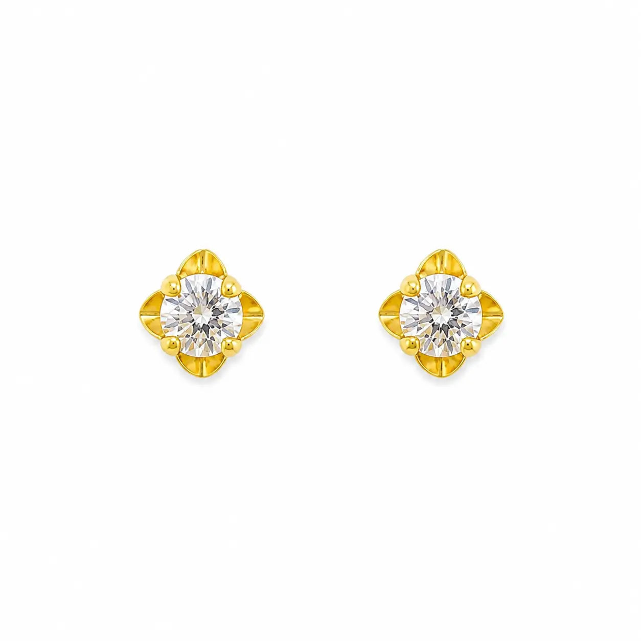 22ct Yellow Gold Children's Stud Earrings, Tragus, Helix Or 2nd Lobe (2.5/3.0mm)  Children's gold earring