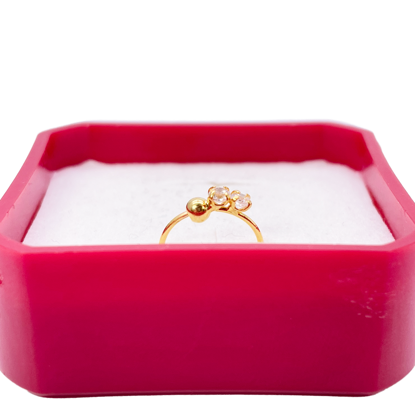 Anneau de nez minuscule 9mm en or jaune 22 carats