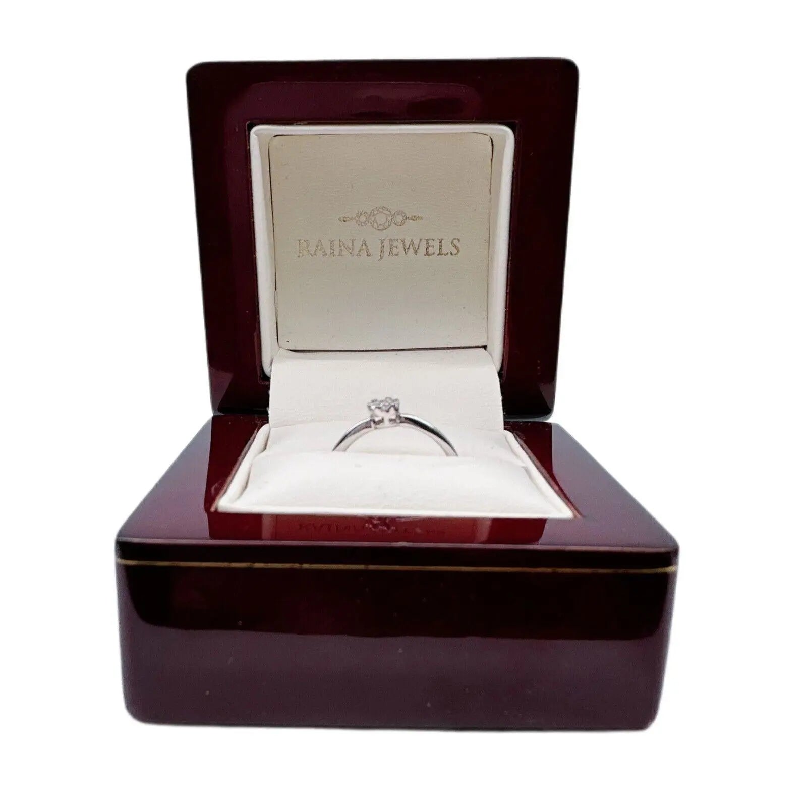 18ct White Gold  Seven Round Diamond Cluster Ring GSI¬† Other